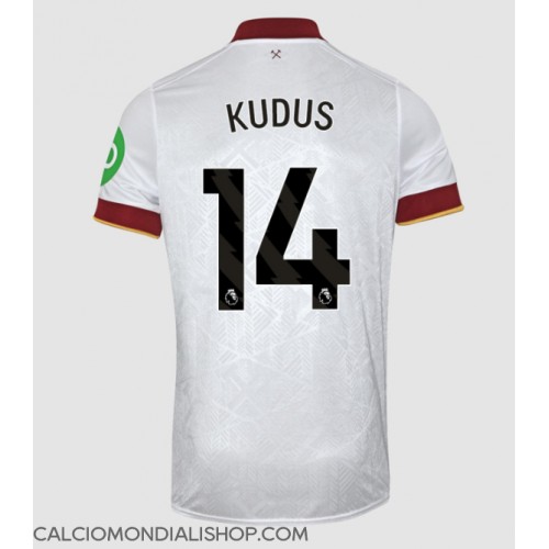 Maglie da calcio West Ham United Mohammed Kudus #14 Terza Maglia 2024-25 Manica Corta